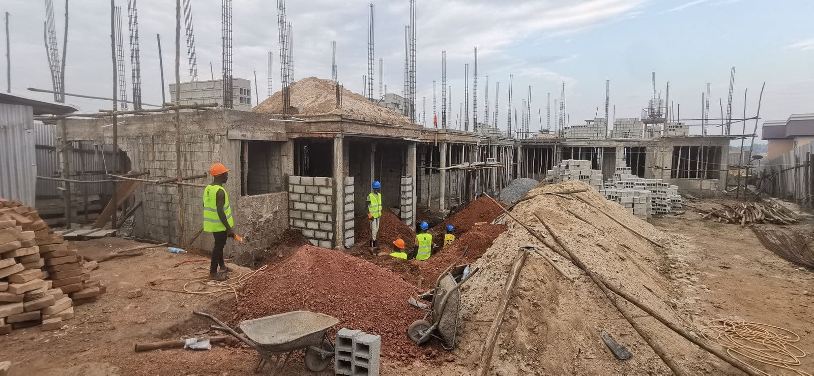 Bernpal General Services team on a multi-unit development site